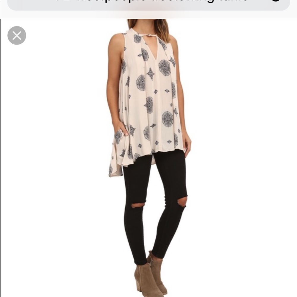 Free People tree swing tunic